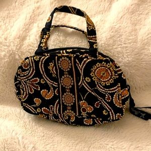 Vera Bradley small cosmetic bag. 6”x 4”.x 2”
